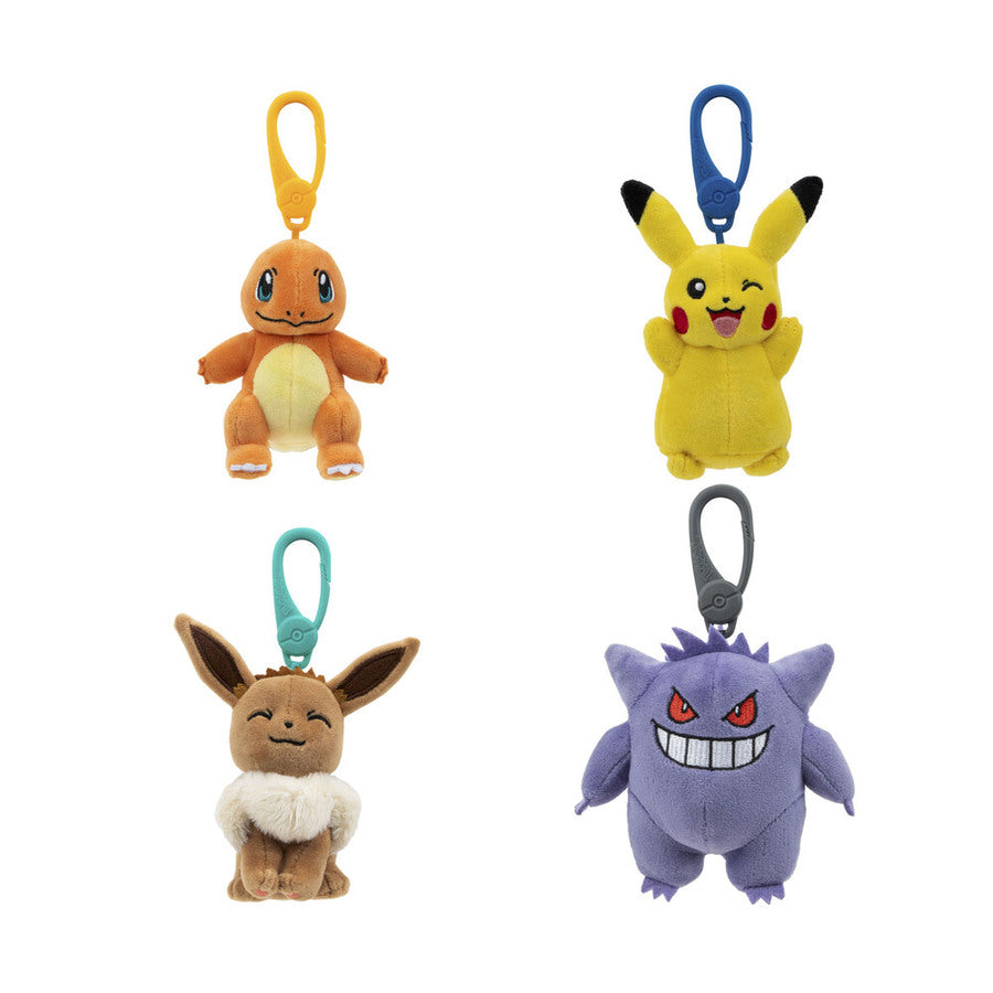 Pokemon Clip On Plush Assorted