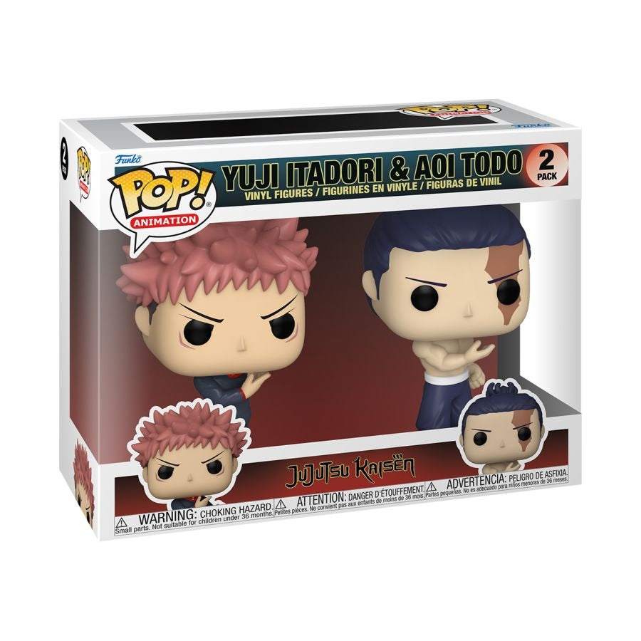 Jujutsu Kaisen - Yuji Itadori & Aoi Todo Pop! Vinyl 2-Pack