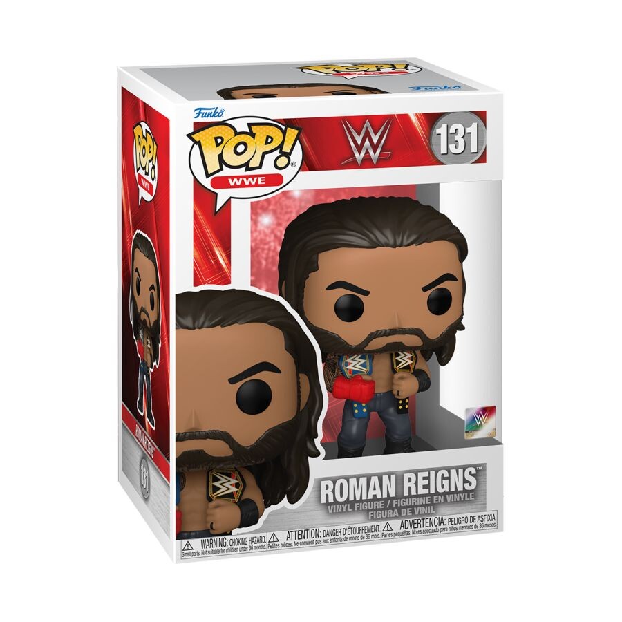 WWE - Roman Reigns w/Belts Pop! Vinyl Figure