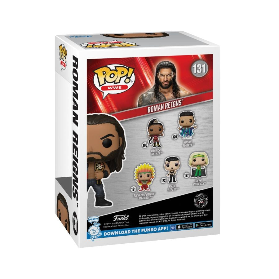 WWE - Roman Reigns w/Belts Pop! Vinyl Figure