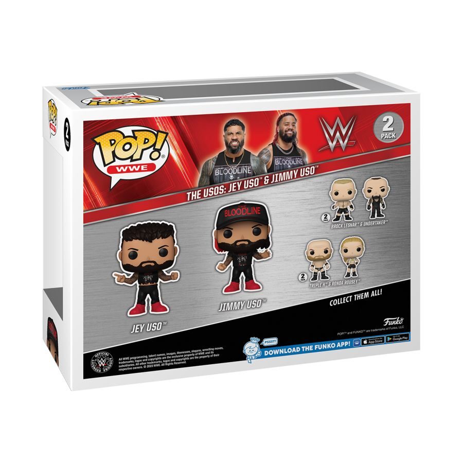 WWE - Uso Brothers Pop! 2PK