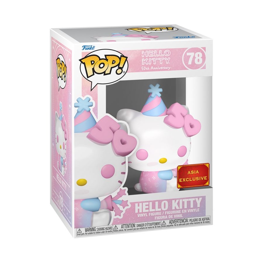 Hello Kitty 50th - Hello Kitty w/Party Hat Pop! Vinyl Figure RS