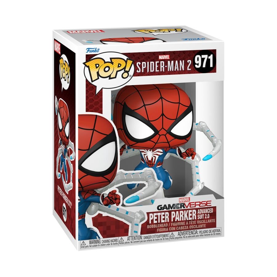 Spiderman 2 (VG'23) - Peter Advanced Suit 2.0 Pop!