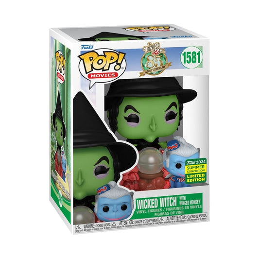 Wizard of Oz - Wicked Witch w/Winged Monkey Pop! SDCC 2024 RS