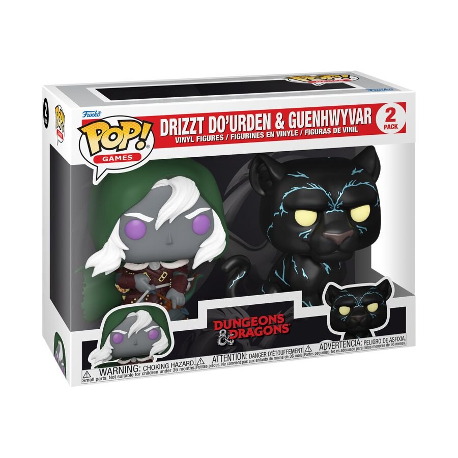 D&D - Drizzt Do'Urden & Guenhwyvar Pop! Vinyl Figure 2 Pack