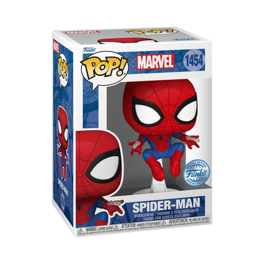 Marvel Comics - Spiderman w/Webshooters Pop! RS Vinyl Figure