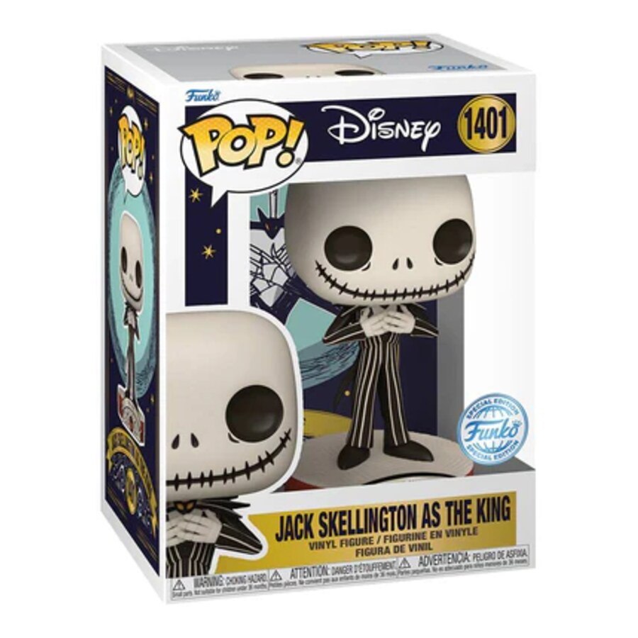 Dsiney - Jack Skellington as the King #1401 Pop Vinyl Figure