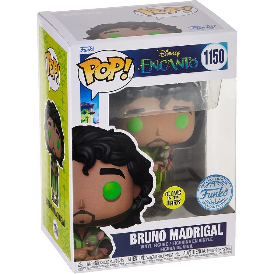 Disney Enchanted - Bruno Madrigal Glow Special Edition #1150 Pop Vinyl Figure