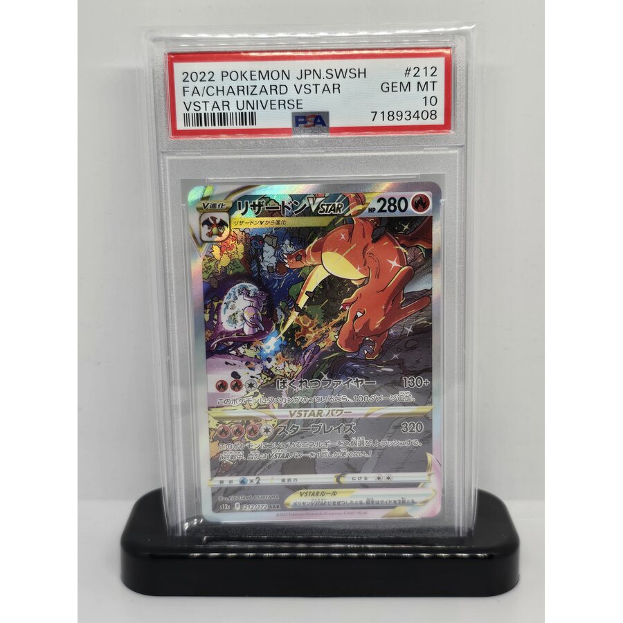 Charizard VStar #212 Japanese PSA 10 Graded Card