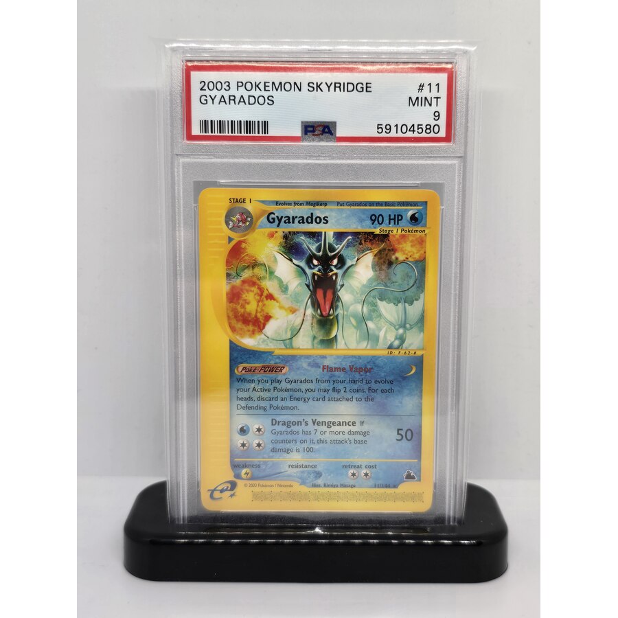 Gyarados #11 Skyridge English PSA 9 Graded Card