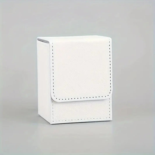 Sayus Collect - StackR Leather Deck Box - White