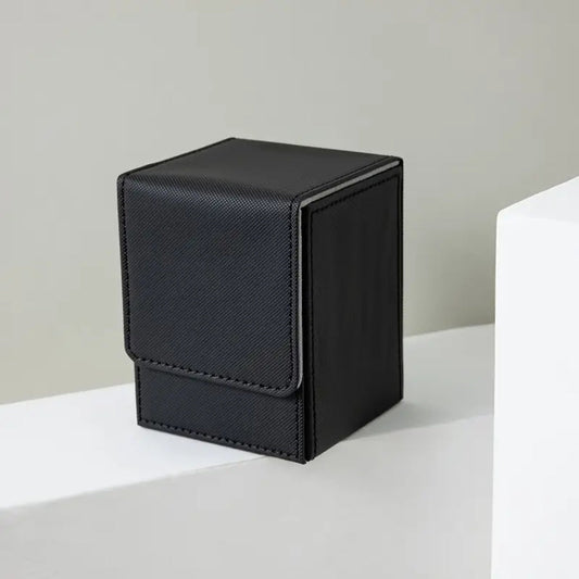 Sayus Collect - StackR Leather Deck Box - Black