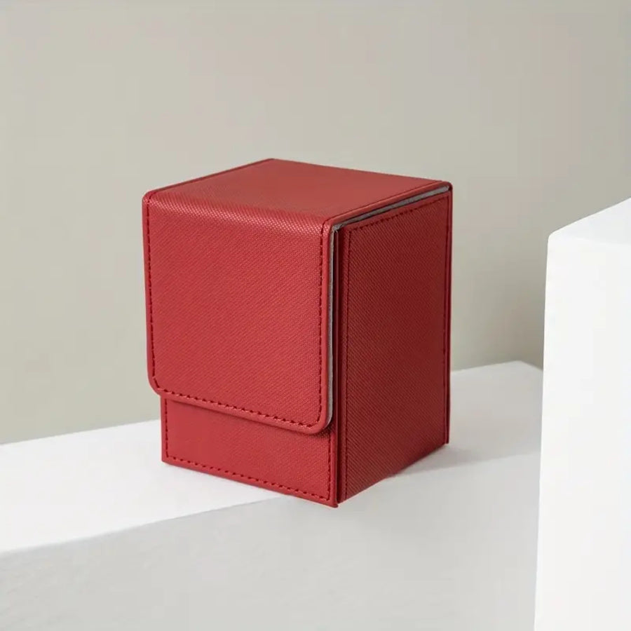 Sayus Collect - StackR Leather Deck Box - Red