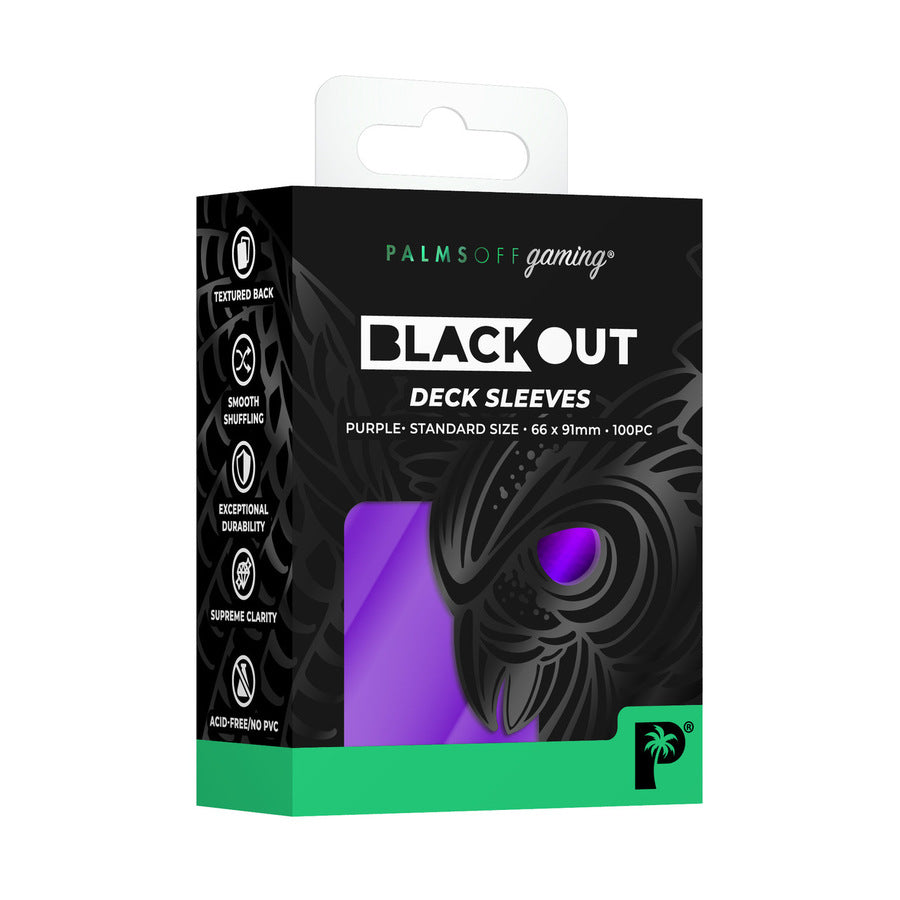 Blackout Deck Sleeves - Standard Size