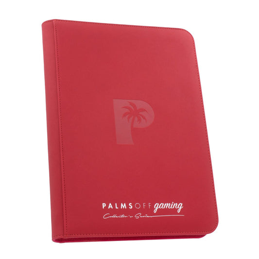 Collector's Series 9 Pocket Zip Trading Card Binder - RED