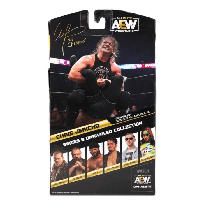 All Elite Wrestling: Chris Jericho Painmaker - Unrivaled Series 2 - Sayus Resale